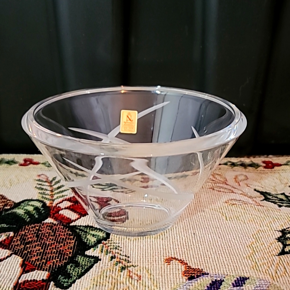 REAL imported from Germany Crystal Candy dish by Nachtmann 1814 Only Displayed